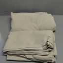 DUALIFE Cream Beige Grommet Room Darkening Curtains 60 x 96 Inches, 2 Panels