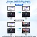 USB 3.0 KVM Switch - 4 Computers, 2 HDMI Monitors, 4K@60Hz, EDID Support, Audio & 3 USB 3.0 Ports