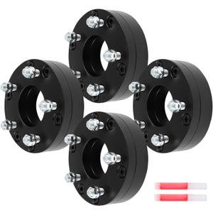 OCPTY 4X 2" inch 6x5.5 to 5x5 Wheel Adapters with Thread Pitch 14x1.5 Bore Size 78.1mm 2002-2006 for Avalanche 1500 2002-2019 for Express 2500 2000-2014 for Suburban 1500 Wheel Adapters