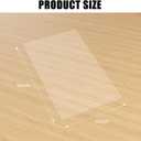 Kuyal Clear Chair Mat, Hard Floor Use, 48" x 32" Transparent Office Home Floor Protector mat Chairmats (48" x 32" Rectangle)