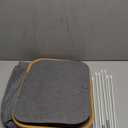 SpaceAid Laundry Hamper with Lid, 110L Large Tall Clothes Basket Bin with Bamboo Handles, Collapsible Laundry Hamper for Bedroom, Bathroom, Dorm, Laundry Room - Grey