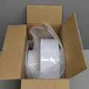 Zcaukya 100PCS Gold Plastic Plates, Disposable Plastic Dishes with Gold Rim in Bulk, 50 Pcs Each 10.25 Inch and 7.5 Inch for Dinner, Birthday and Wedding