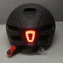 Shinmax Adult Bike Helmet,Bicycle Helmet with Removable Magnetic Goggles & USB Rechargeable LED Light Road Mountain Bike Helmet Adjustable Size Ultralight Cycling Helmet Men Women SM-T88 (Black)