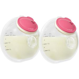 Phanpy Wearable Breast Pump Milk Collector Cup S2, Original Phanpy Breast Pump Replacement Accessories, 24 mm Flange and 20mm Insert Included, 12 oz / 360 ml, 2 Piece