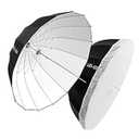 Godox UB-105W 41.3" 105cm105cm Inner White Parabolic Deep Reflective Umbrella Studio Soft Light Umbrella with Withe Diffuser Cover for Photography Video Studio Shooting