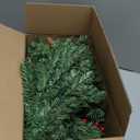 Christmas Tree 36 inch Prelit 2 Set Pathway Porch Christmas Trees Pre-Light LED Battery Operated Outdoor Xmas Decor for Entrance Driveway, Yard, Garden