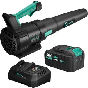 Garvee Leaf Blower Cordless 20V 4.0A 2 Speed 650 CFM Fast Charger