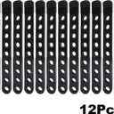SYDSZ 12Pcs Bike Rack Stabilizer Straps, Replacement Rubber Strap Kit Compatible with Thule 534, Heavy-Duty Wheel Securing Straps for Bike Racks