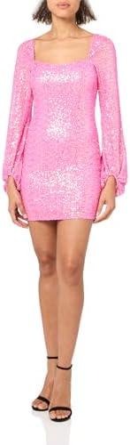 Speechless Women's Long Sleeve Pink Party Dress, Size 5 Speechless Women's Long Sleeve Pink Party Dress, Size 5