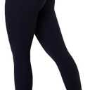 Sunzel Sustainable Butt Lifting Leggings for Women, High Waisted No Front Seam Tummy Control Booty Scrunch Workout Yoga Pants (X-Small, Black)