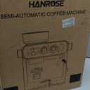 Espresso Machine with Grinder and Milk Frother, 20 Bar ULKA Pump
Fully Removable Burr Assembly, Adjustable Dosing & Independent Hot Water for Latte, Cappuccino & Americano at Home or Office