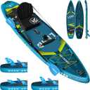 iTAOSTAR Lead Stand Up Paddle Board Inflatable, Extar Wide SUP Board with 5 Fins Stable Design for Adults, Youth, All Skill Levels, Lakes, Oceans