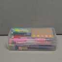 Faccito 35 Pcs Color Mechanical and Color Set Operation Christmas Gifts Include Colorful Ink Pens Refills Erasers Sticky Notes Stationary Supplies for Writing Drawing