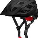 Kids Bike Helmet, Adjustable for Youth Toddler Boys & Girls, Child Helmets with Visor for Skating Cycling Scooter (Black, S: 48-54 cm / 18.9"-21.3")