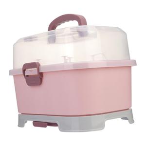 1pc Bottle Drying Rack Box Portable Milk Bottle Case Supplies Container Lightweight and Detachable Design for Home and Travel Use