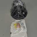 Semi Flush Mount Ceiling Light Fixture Vinatge Black Ceiling Lights Mid Century Modern Glass Close to Ceiling Lighting Fixtures for Bedroom Hallway Foyer Bathroom Kitchen Laundry Room Nursery (11.8 inch, Brown-3 Bulbs(black base))