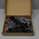 Rossesay 4 Pcs Christmas Red Spotlight Outdoor Plug in Landscape Lighting 12w Ip66 Waterproof LED Lights with Spiked Stand 270 Adjustable Outdoor Spot Lights for Yard Lawn Garden Tree Flags Holiday