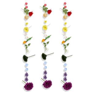 3 Pcs Artificial Flowers Hanging Decorations, 29.5ft Wildflower Daisy Garland Backdrop Ceiling Decoration for Wedding Spring Party Birthday Home Garden,(Bright Color)