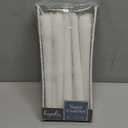 Hyoola 12 Pack Tall Taper Candles - 10 Inch White Dripless, Unscented Dinner Candle - Paraffin Wax with Cotton Wicks - 8 Hour Burn Time