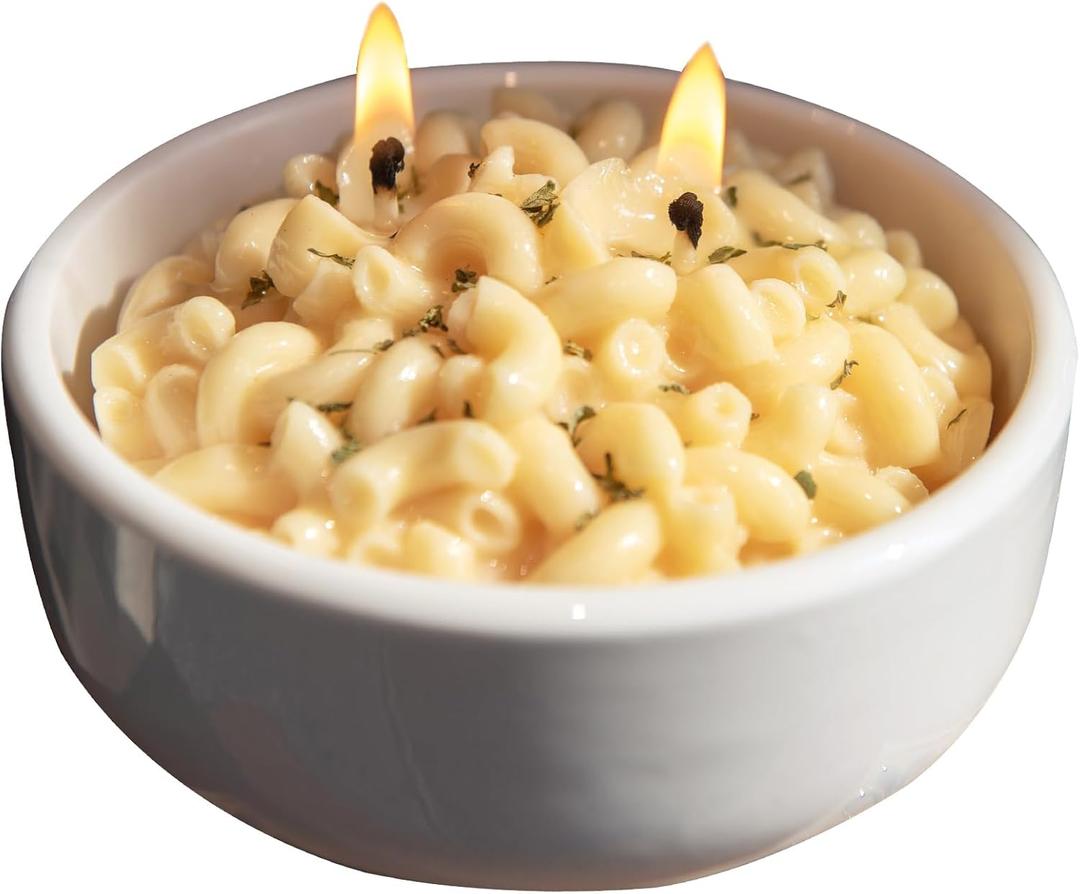 Cheese Pasta Candle for Home Scented Vegetable Wax Candle