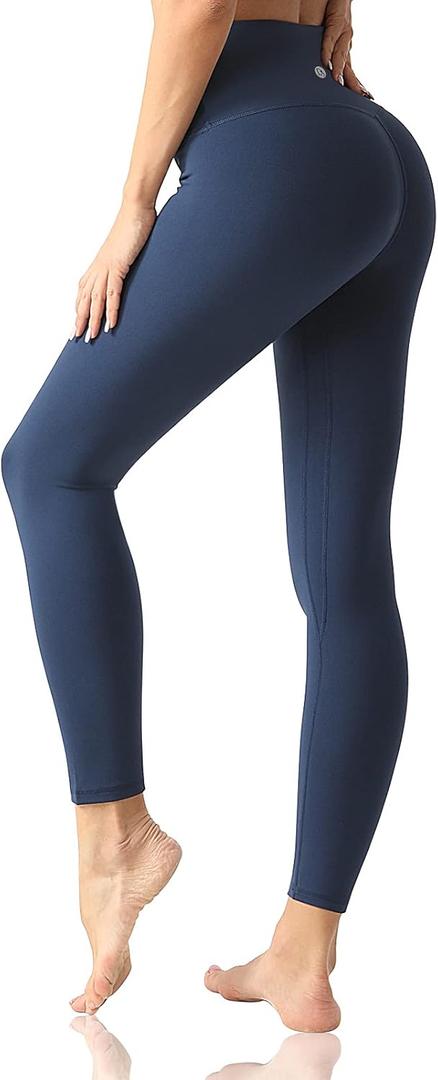 Desol Leggings for Women, High Waisted Yoga Pants Tummy Control Gym Workout Running Womens Leggings 25"/28"