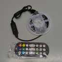 MATICOD RGB LED TV Strip USB Lights for Backlight and Behind, App Remote Control, Music Sync, Multicolor, 9.84FT for 32"-43" TV