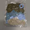 60pcs Blue and Brown Balloons 12inch with Brown Dusty Pastel Blue Sand White Balloons for One Sweet Cookie Birthday Gender Reveal Baby Shower Party Decorations