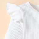 Baby Girl Clothes Sets: 3 Piece Skirt Sets Ribbed Top Plaid Skirts with Headband Fall Outfits for Toddler 6-48 Months (Pink)