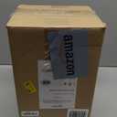 Amazon Basics 12 Cup Drip Coffee Maker with Glass Carafe (1.9 Qt), Auto Shut-off, Auto Pause, Removable Filter Basket, Black & Silver