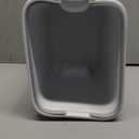 MOPALL 2.7 Gallon Small Bathroom Trash Can with Lid Soft Close, Garbage Can with Press Top Lid & Foot Pedal, Step Trashcan Slim Trash Bin Waste Basket for Toilet, Office, Bedroom, Kitchen, Living Room