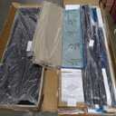 Allewie Upholstered Queen Size Platform Bed Frame with 4 Storage Drawers and Headboard, Square Stitched Button Tufted, Mattress Foundation with Wooden Slats Support, No Box Spring Needed, Beige