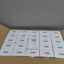 CML Matte White Standard Decorator Electrical Wall Receptacle Outlet, 15A 125V, 2 Pole 3 Wire, NonTamper Resistant, Screwless Wall Plate Included, UL Listed, 50 Pack