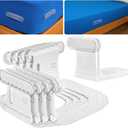 Bed Sheet Holders for Corners, New Upgrade Fitted Sheet Holder Keep Sheets Firm & Tight, Bed Sheet Straps, Lock Sheet Holders Set of 4, Mattress Lock Straps Fasteners Fit All Sheet Size