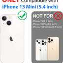 SPORTLINK for iPhone 13 Mini Waterproof Case - Full Body Shockproof Dustproof Phone Screen Protector Rugged Waterproof Case for iPhone 13 Mini 5.4 Inches Black