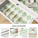 MIAONET Sage Green Shelf Liner for Kitchen Cabinets Non-Adhesive Non-Slip Drawer Liners for Dresser, 12" x 120" Waterproof Washable Paper, Durable Protector Mat for Pantry Shelves Cupboards