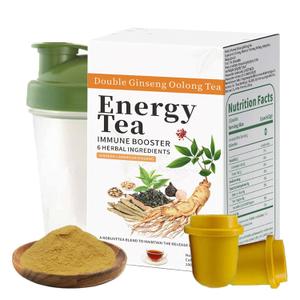 Energy Tea Immune Booster Ginseng Tea, Ginseng Oolong Tea, Kidney and Liver for Women & Men (1) (EXP 10/06/26)