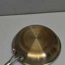 COOKER KING 8-Inch Stainless Steel Pan, Hybrid Nonstick Frying Pan, Skillet, 3-Ply Clad Cookware, Even Heat Distribution, Dishwasher & Oven Safe, with Stay-Cool Handle, Induction Compatible