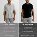 Non-Branded Polo by INTO THE AM (Black, S)