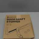 42" Weighted Draft Stopper for Bottom of Doors and Windows, Heavy Duty Sound Proof Door Draft Guard Door Soundproofing Under Door Noise/Air/Wind Blocker, 2.4Lbs