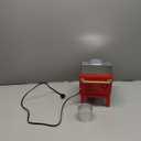 Nostalgia Vintage Hot-Air Popcorn Maker Machine - Makes Up to 12 Cups - Oil-Free - Healthier Popcorn - Classic Stand-Up Cart With Wheels - Includes Kernel Measuring Cup - Red