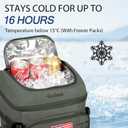 Cooler Backpack, 30 Can Backpack Cooler 4-Sided Cold Retention Technology, Lightweight & Hands-Free for Beach, Camping