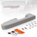 22818466 Front Left Driver Side Door Panel Armrest Repair with Door Release Handle Below Armrest (17 inch) Compatible with Chevy Silverado/GMC Sierra 1500 2500HD 3500HD 2010-2014, Gray