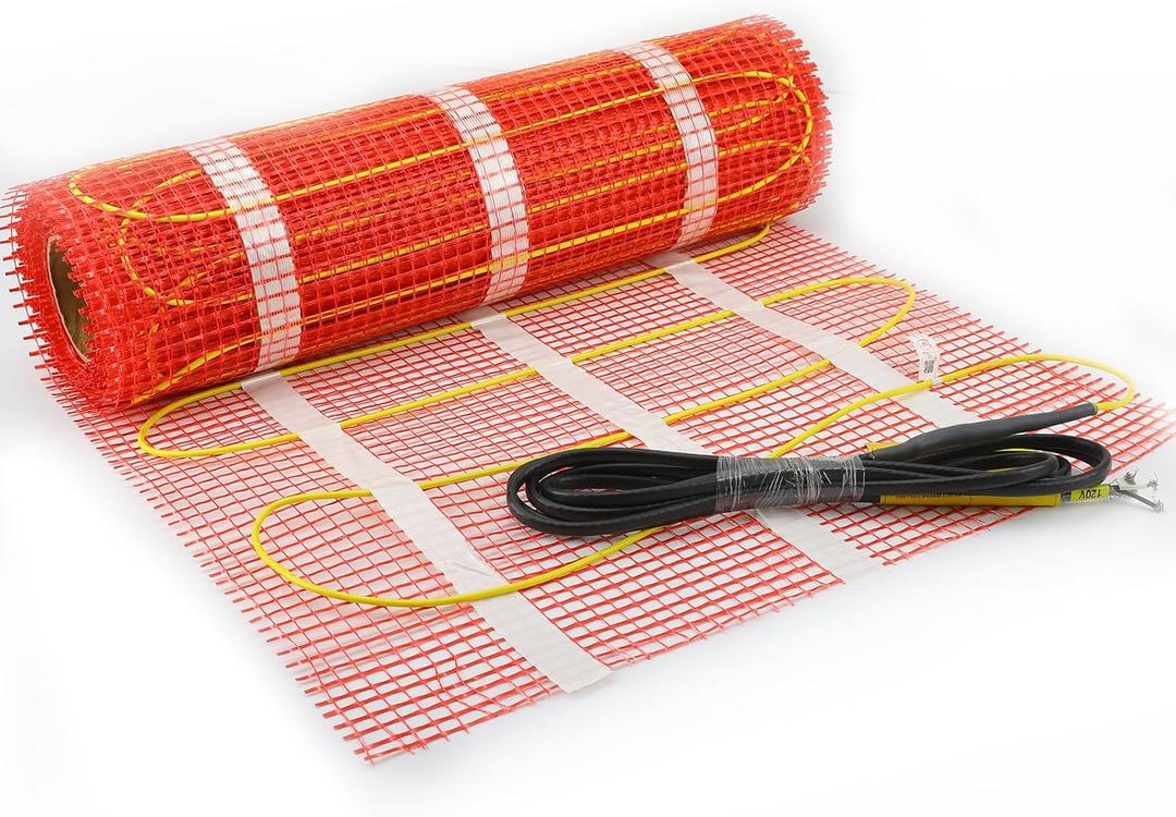 10 sqft HEATIT Warmmat Electric Radiant Self-adhesive Floor Heat Heating System
