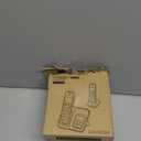 Panasonic Cordless Phone with Answering Machine, Advanced Call Block, Bilingual Caller ID and High-Contrast Display, Expandable System with 2 Handset Cordless Telephones - KX-TGD832M (Metallic Black)