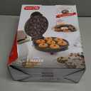 Dash Express Mini Donut Maker - Homemade Dessert Maker - Features Double-Sided, Non-Stick Surface & Space-Saving Design - Makes 7 - Aqua