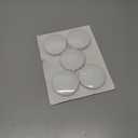 10-Pack Door Stoppers Wall Protector, [3.15"] Large White Silicone Door Bumpers with Strong Thickened Adhesive,Shock Absorbent Door Knobs Wall Protectors to Cover up Damage and Protect Wall Surfaces