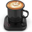 Coffee Mug Warmer Set, Heated Coffee Cup for Desk with Auto Shut Off, Smart Electric Heater for Tea Milk Beverages Candle with Adjustable Temperature Display