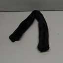 Amooca Soft Faux Fur Universal Fit Seatbelt Cover Car Truck SUV Airplane Seat Belt Shoulder Pad for Carmera Backpack Straps Neck Cushion Protector Extra Long 25.6in Black