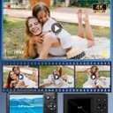 Digital Camera 4K Autofocus Vlogging Camera for Photography with 16X Zoom Anti Shake, 32GB Card, 48MP Compact Portable Point and Shoot Camera for Kids Boys Girls Teens BeginnerBlack