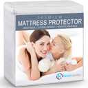 Handy Laundry Waterproof Mattress Protector  Breathable, Machine-Washable Mattress Cover  Perfect for Kids, Adults, and Pets  Extends Mattress Life. (Full Size)